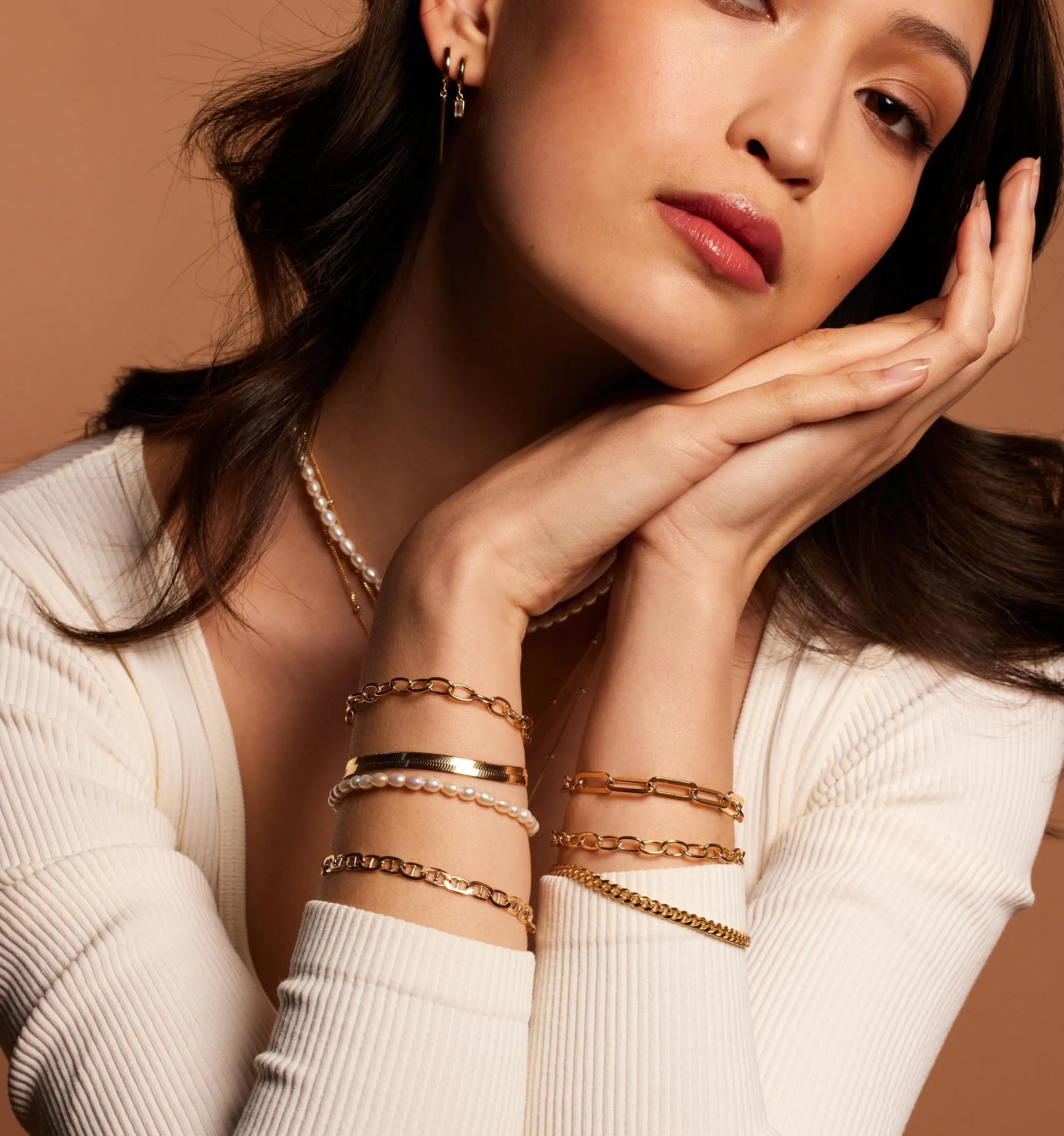 Rectangle Link Bracelet