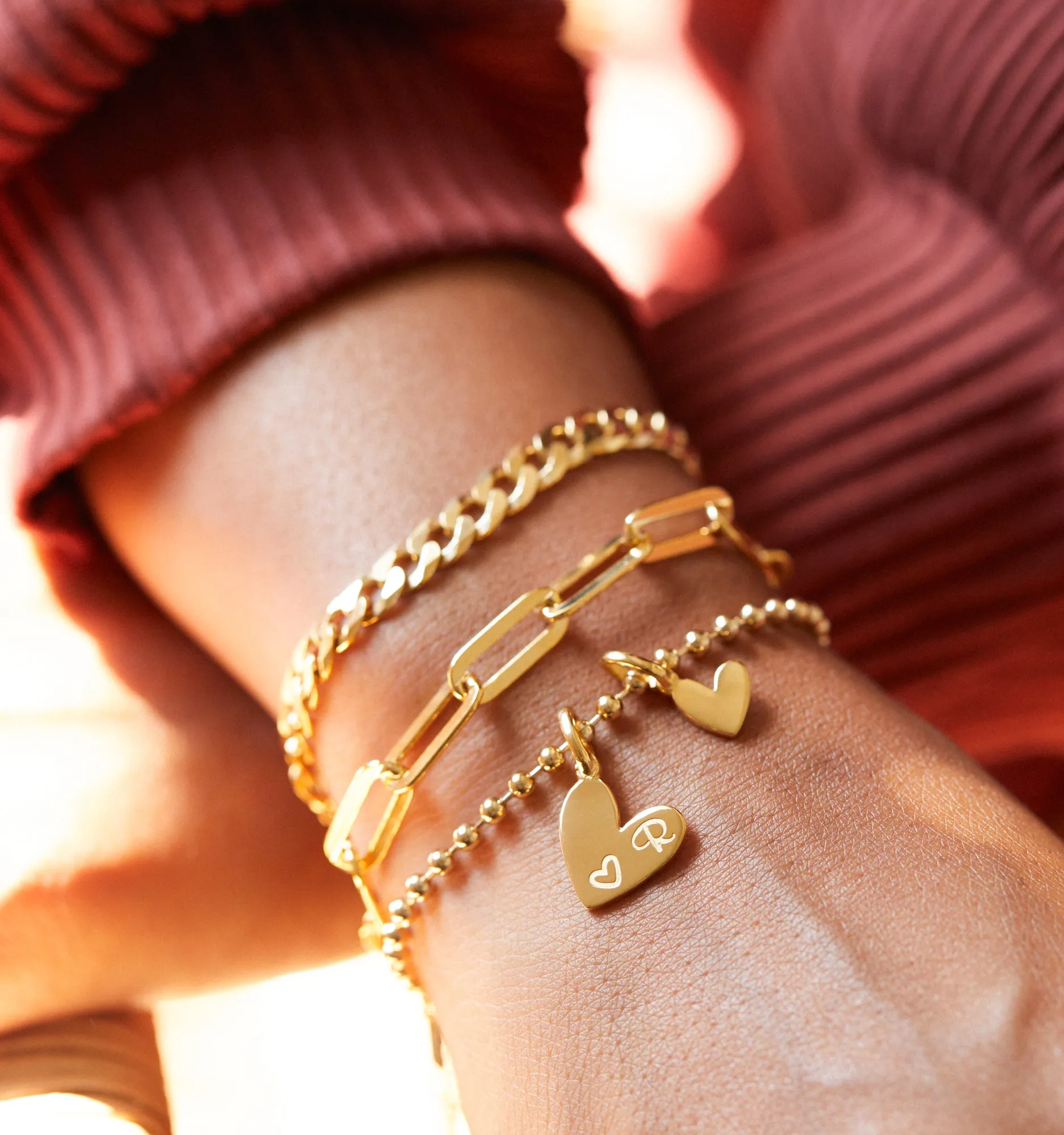 Rectangle Link Bracelet