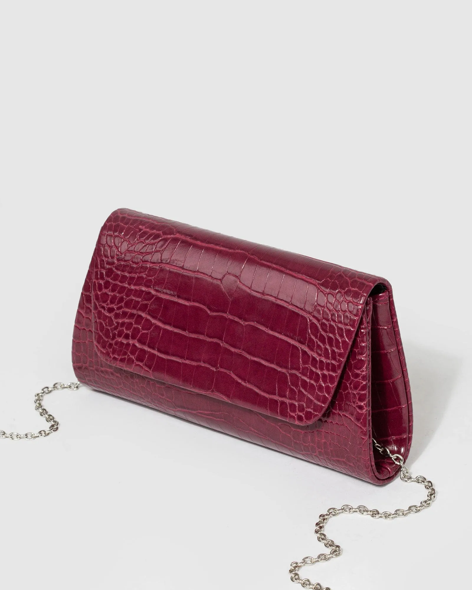 Red Leaha Evening Clutch Bag