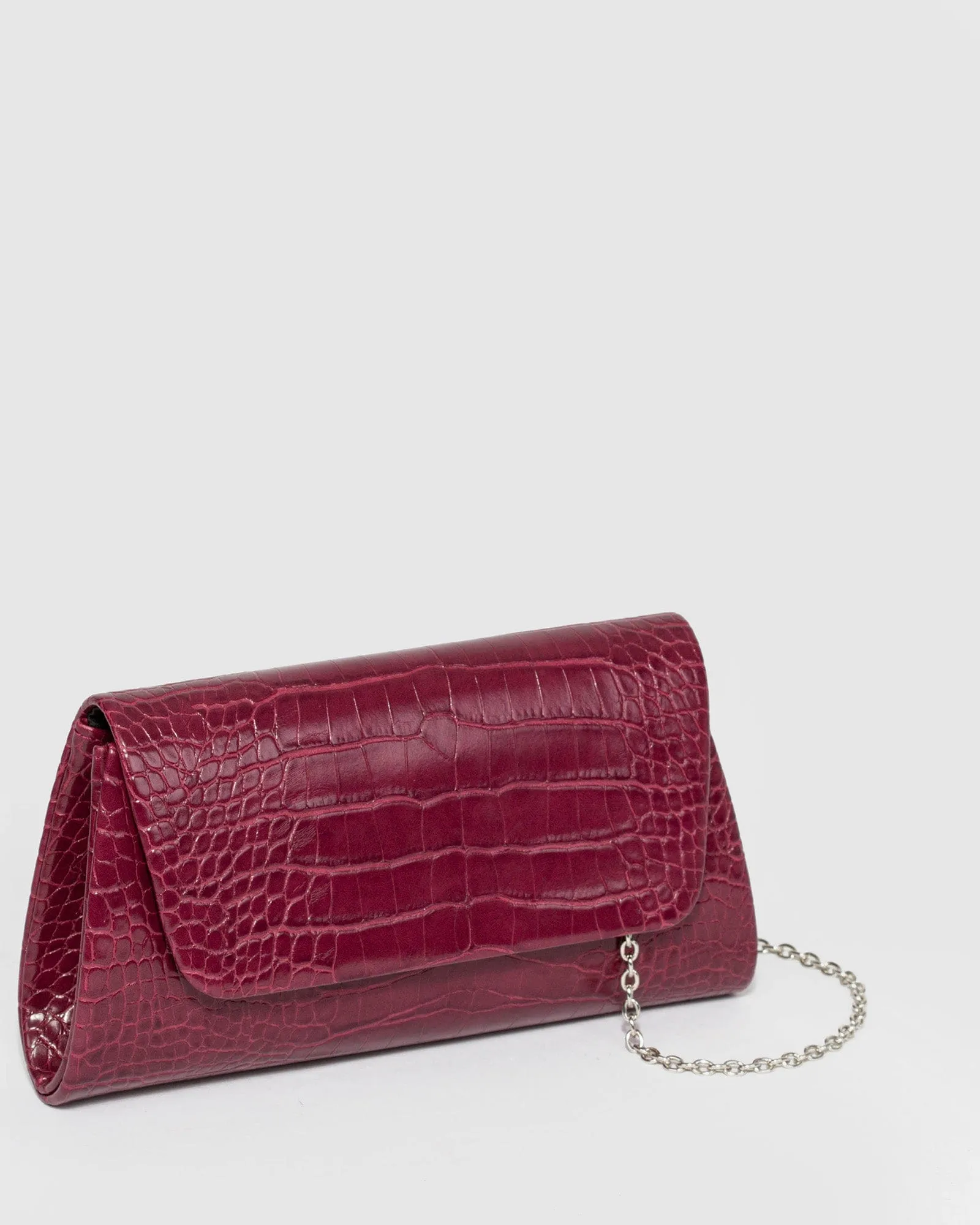 Red Leaha Evening Clutch Bag