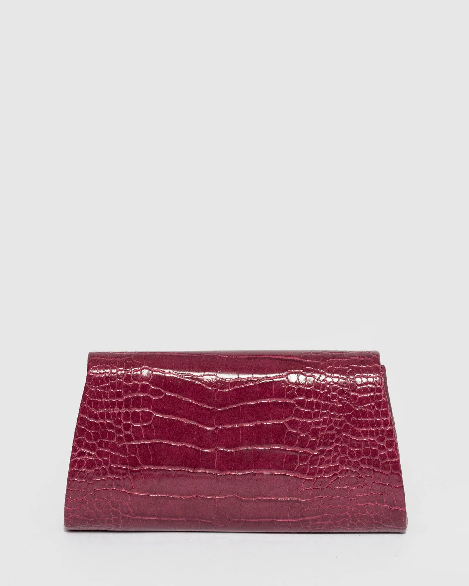 Red Leaha Evening Clutch Bag