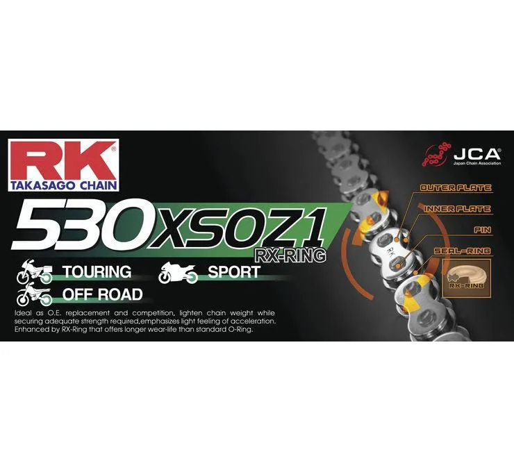 RK 530XSOZ1 DRIVE CHAIN 150 LINK