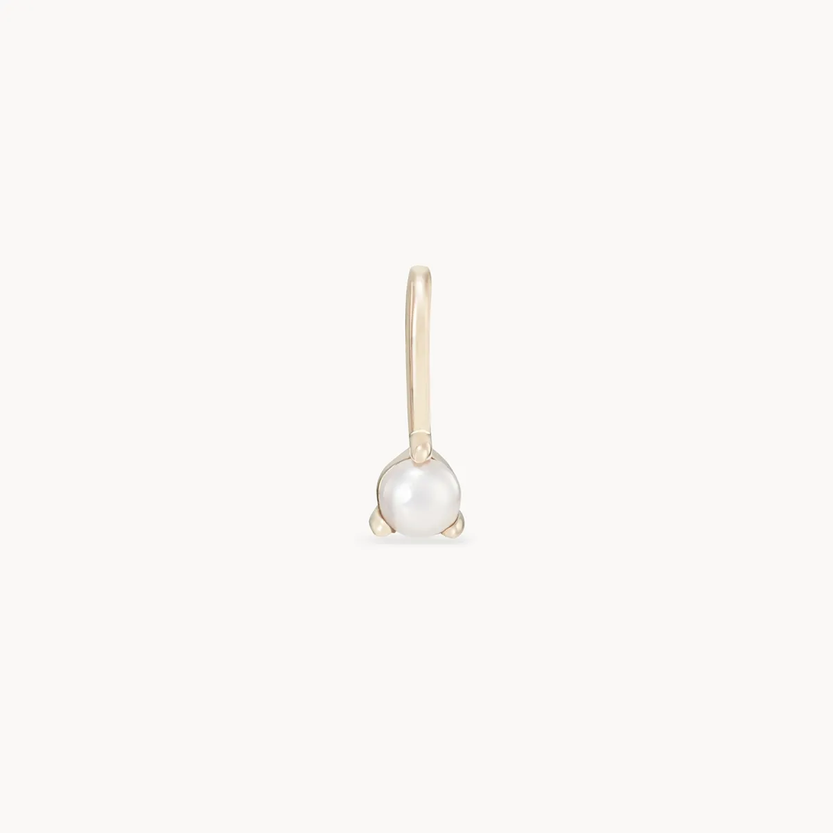 serendipity june birthstone charm - 10k yellow gold, pearl
