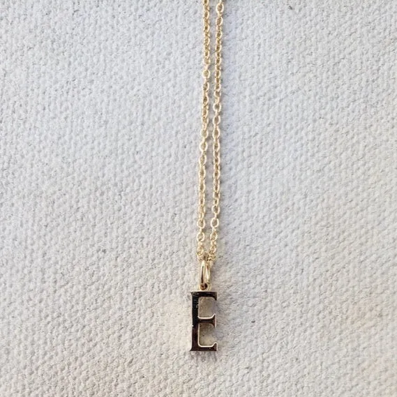 Single Initial Necklace