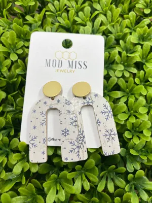 Snowflake Arch Earring