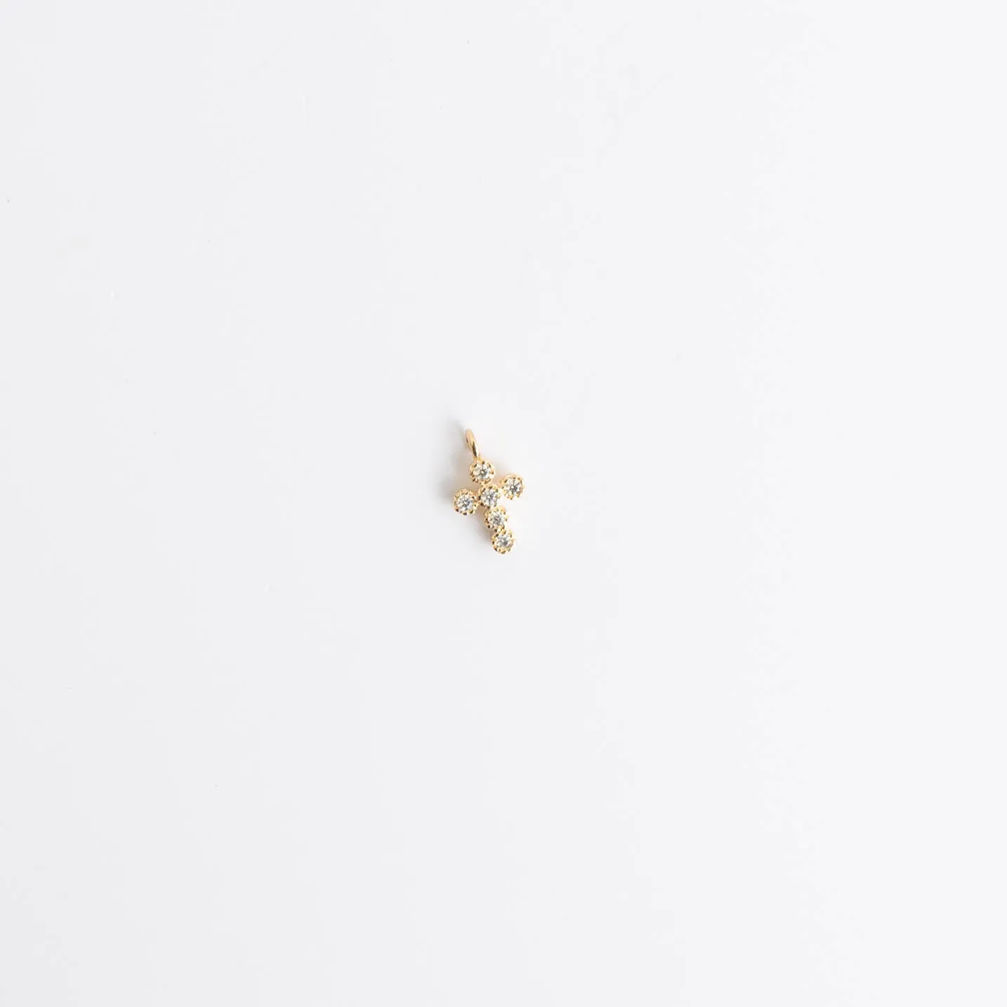 Sparkly Cross Charm
