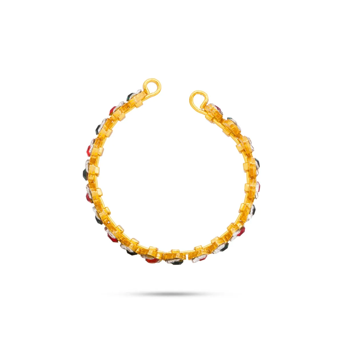 Stone Bangle - Size 1.75 | Multicolour Stone Jewellery/ Artificial Jewellery for Deity