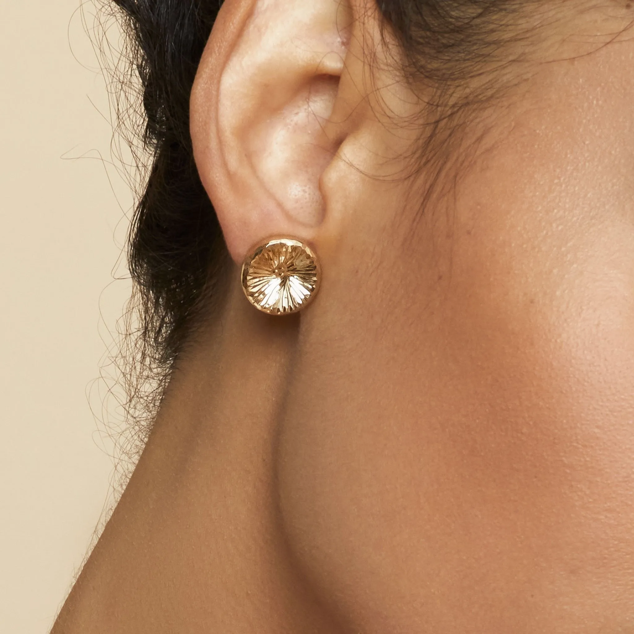Sunburst Round Studs