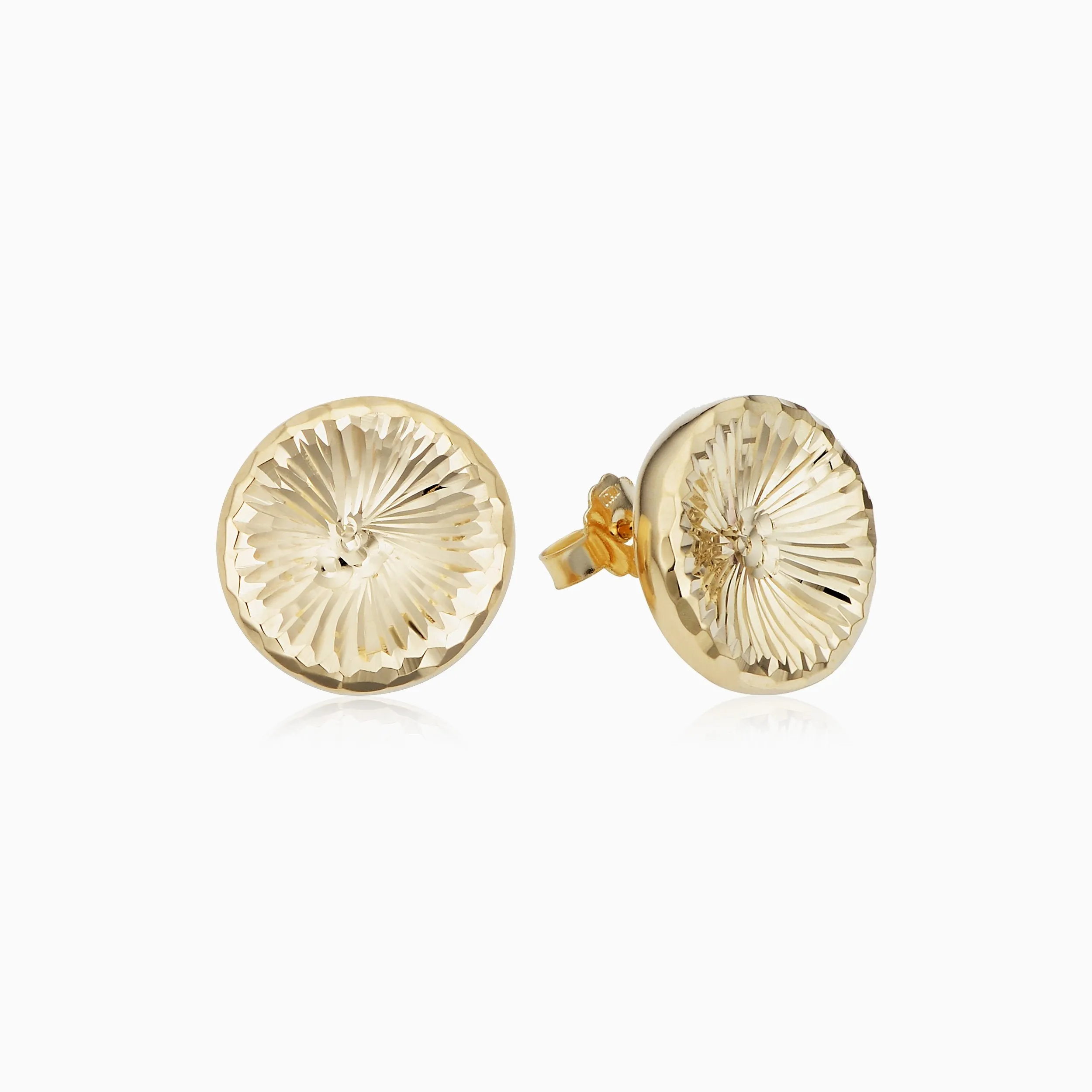 Sunburst Round Studs