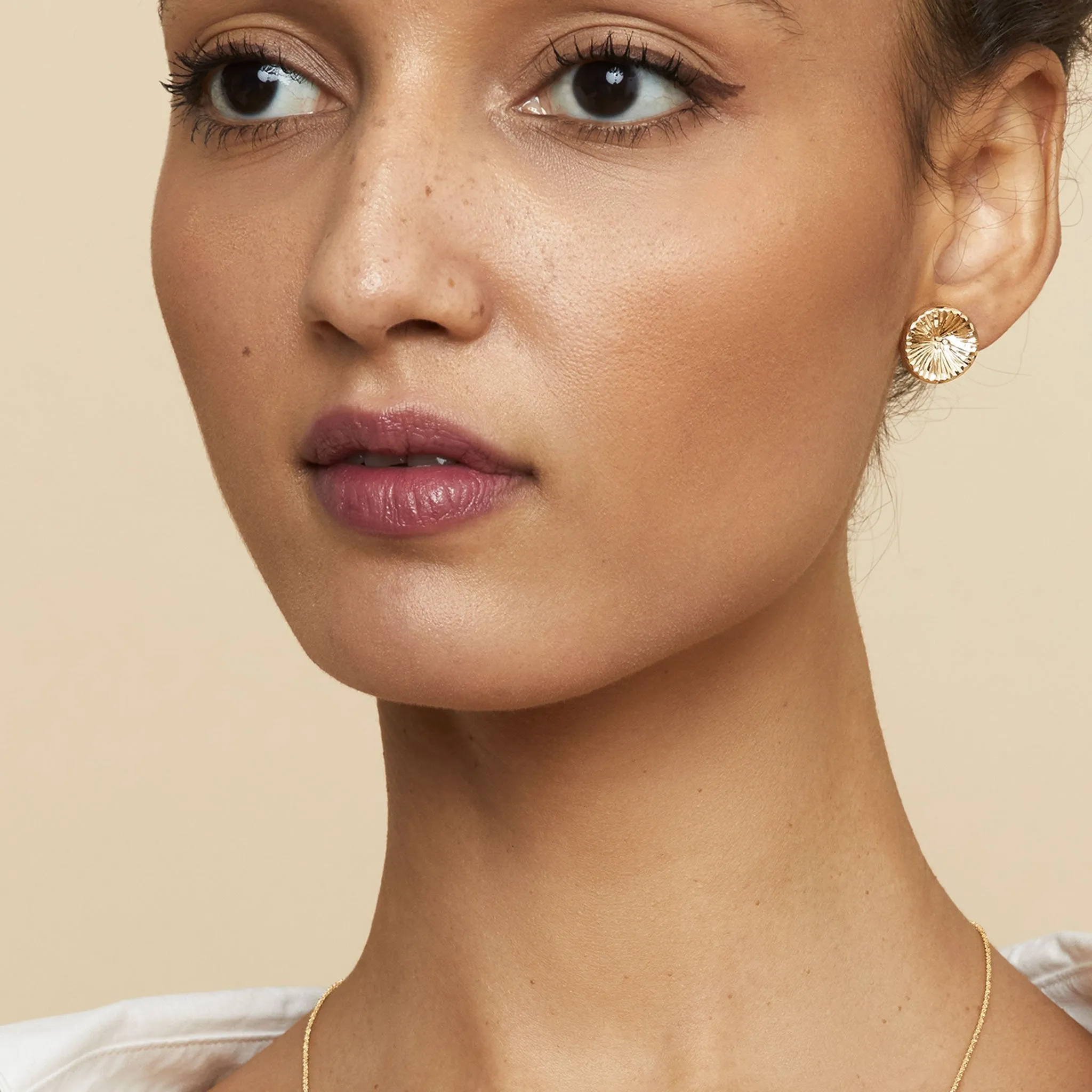 Sunburst Round Studs