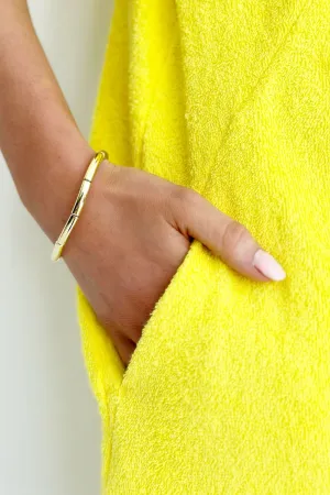 Tube Bracelet Solid | Gold