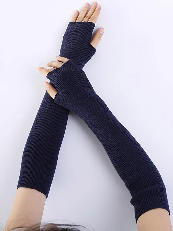 Wenkouban-Christmas Thanksgiving Knitted 7 Colors Sleevelet Accessories