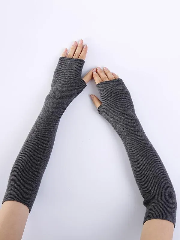 Wenkouban-Christmas Thanksgiving Knitted 7 Colors Sleevelet Accessories