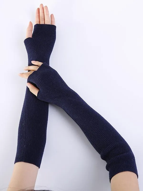 Wenkouban-Christmas Thanksgiving Knitted 7 Colors Sleevelet Accessories