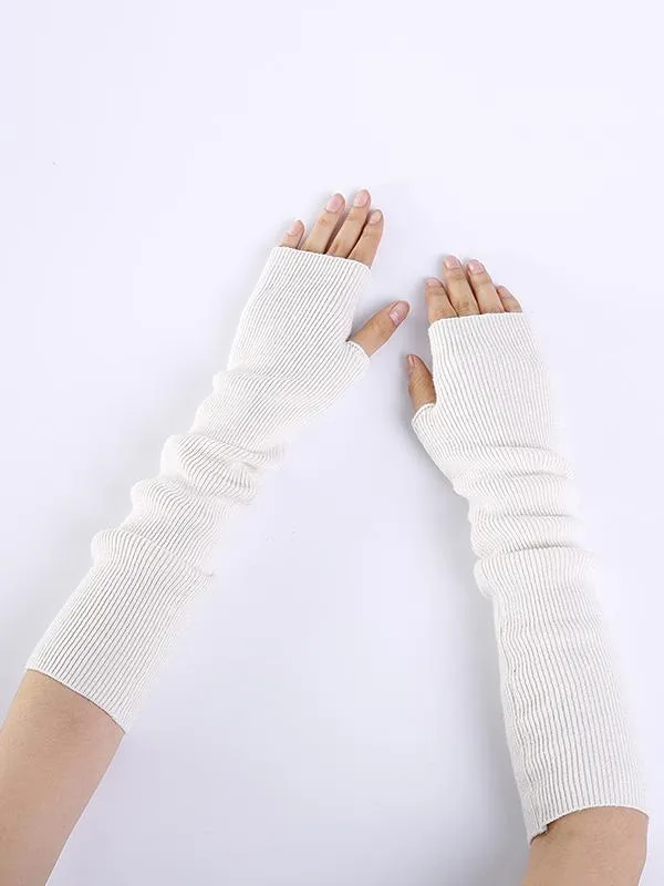 Wenkouban-Christmas Thanksgiving Knitted 7 Colors Sleevelet Accessories