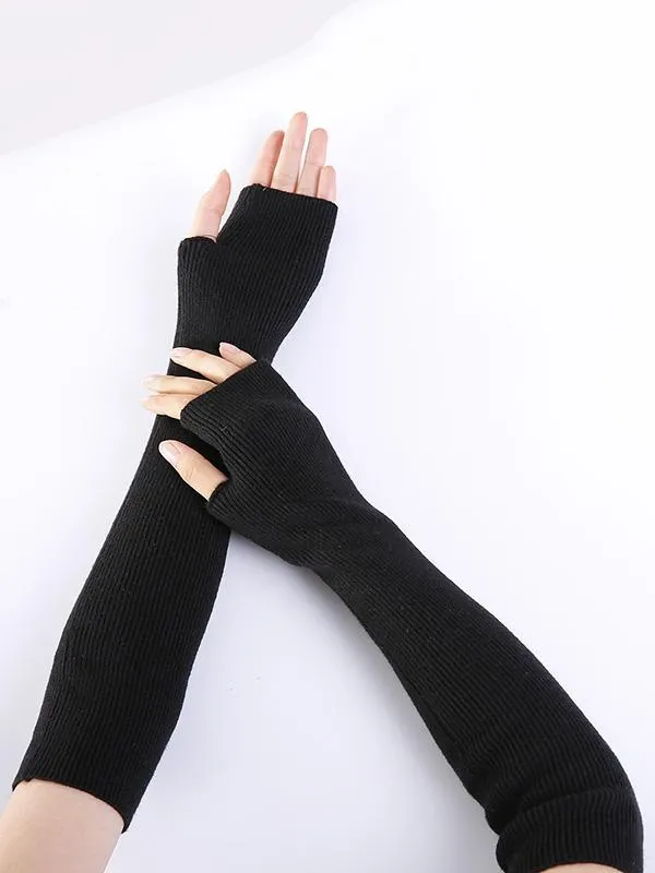 Wenkouban-Christmas Thanksgiving Knitted 7 Colors Sleevelet Accessories