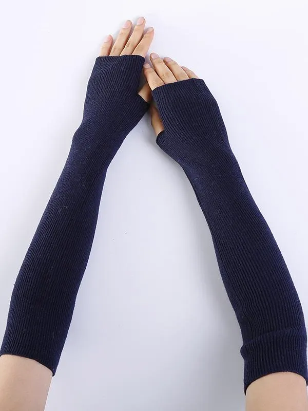 Wenkouban-Christmas Thanksgiving Knitted 7 Colors Sleevelet Accessories