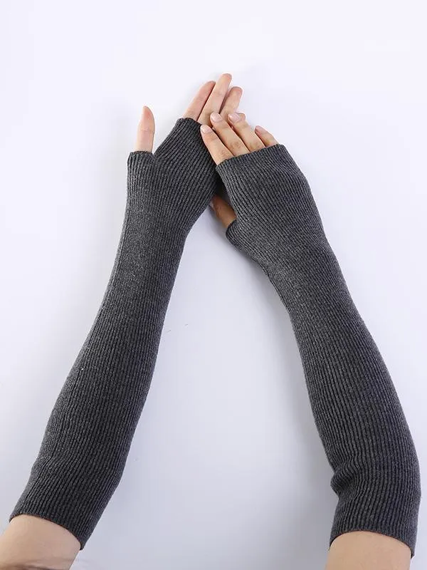 Wenkouban-Christmas Thanksgiving Knitted 7 Colors Sleevelet Accessories