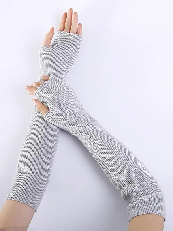 Wenkouban-Christmas Thanksgiving Knitted 7 Colors Sleevelet Accessories
