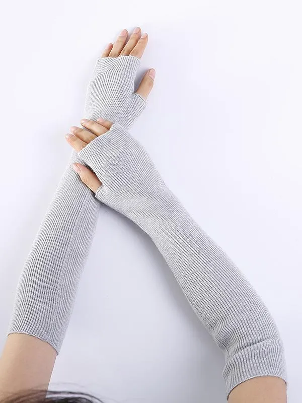 Wenkouban-Christmas Thanksgiving Knitted 7 Colors Sleevelet Accessories