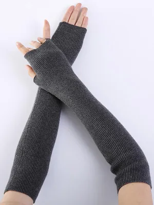 Wenkouban-Christmas Thanksgiving Knitted 7 Colors Sleevelet Accessories