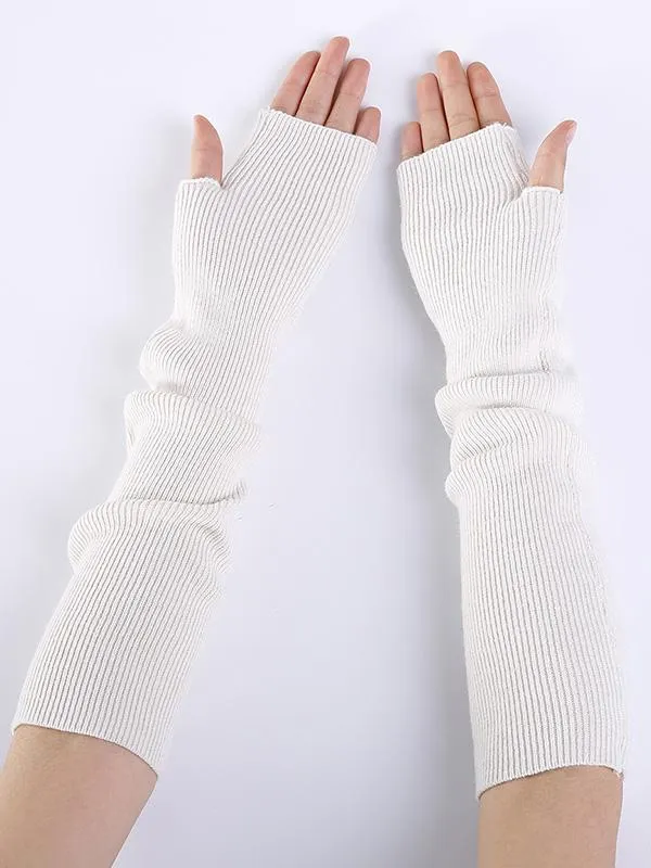 Wenkouban-Christmas Thanksgiving Knitted 7 Colors Sleevelet Accessories